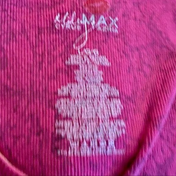 Miley Cyrus Tank Top Pink and Black Butterflies Junior Large - Picture 7 of 7